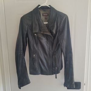 Daniel Leather Moto Jacket (3XS)